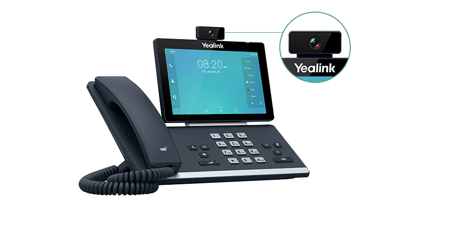 Yealink T58V Smart Media Phone (T58A with Camera) - Hong Kong Distributor - 香港代理