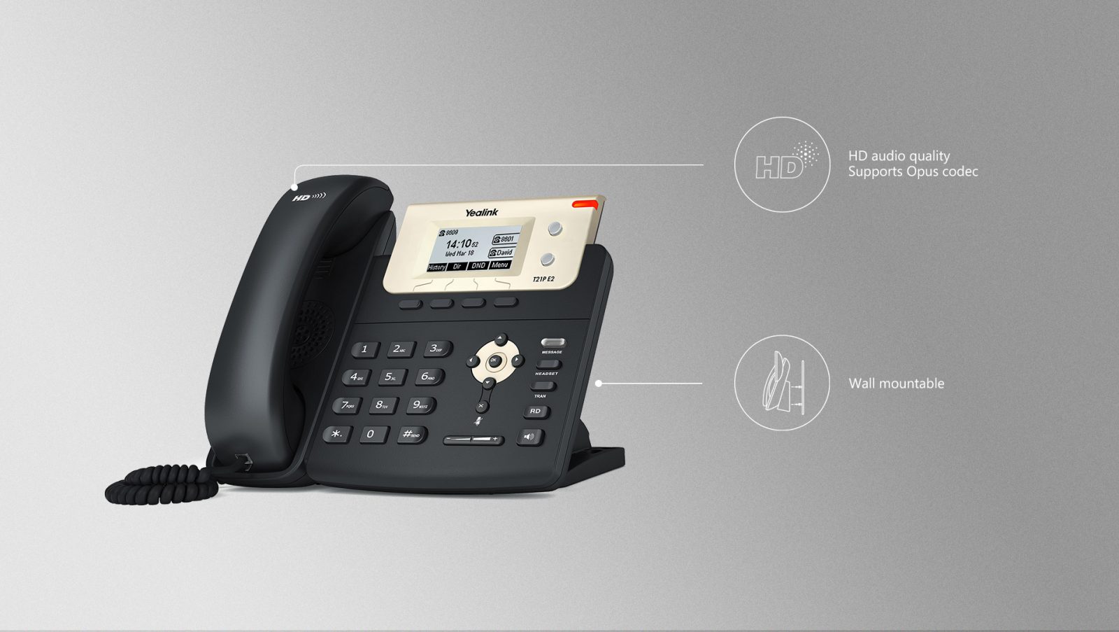 YealinK T21 IP Phone - Hong Kong Hotline: 39001988 - Matrix Technology (HK) Ltd