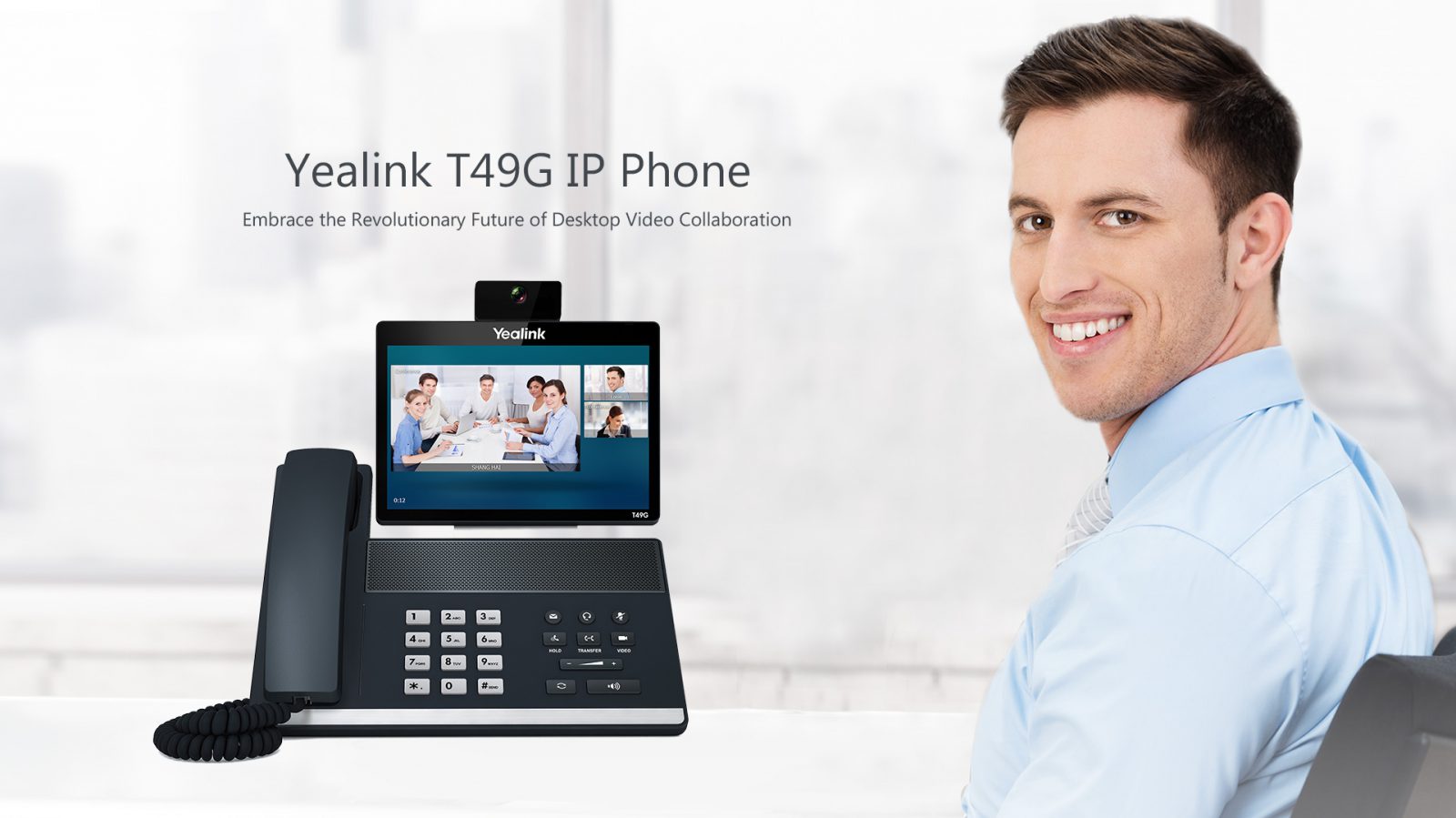 Yealink T49G Video IP Phone - Giga, 8" touch Screen - Hong Kong Distributor - 香港代理
