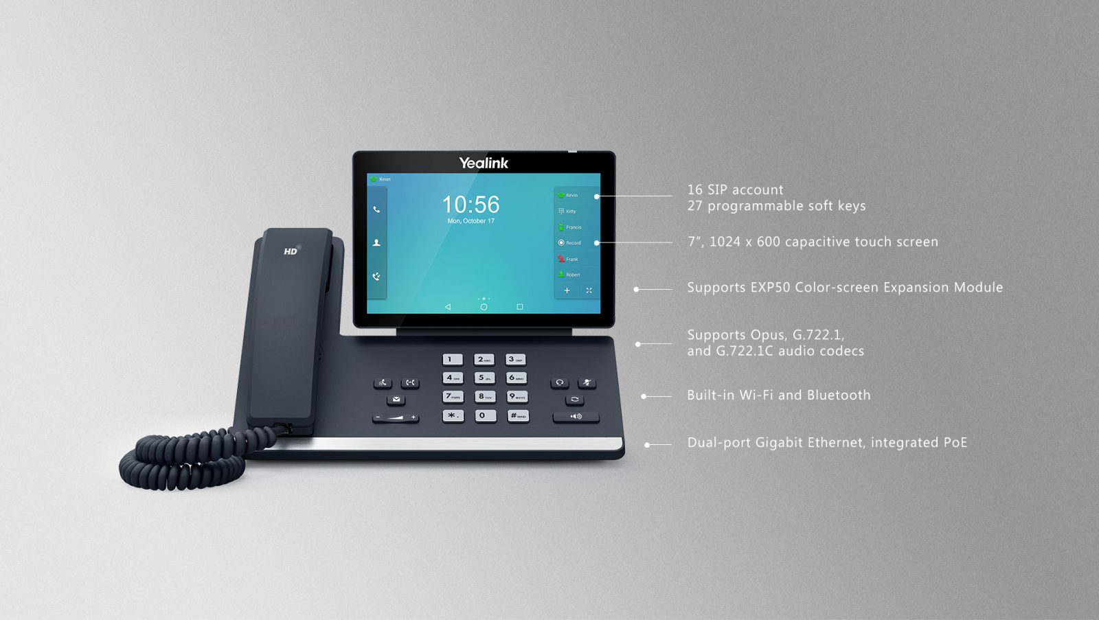 Yealink T56A IP Phone (N/A In HK and Macau) - Hong Kong Distributor - 香港代理
