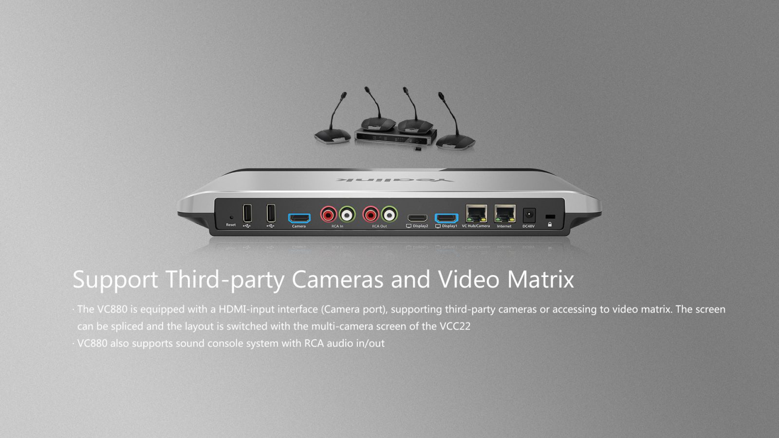 VC880 Yealink Video Conference System - Hong Kong supplier sipmaxhk.com - 香港代理