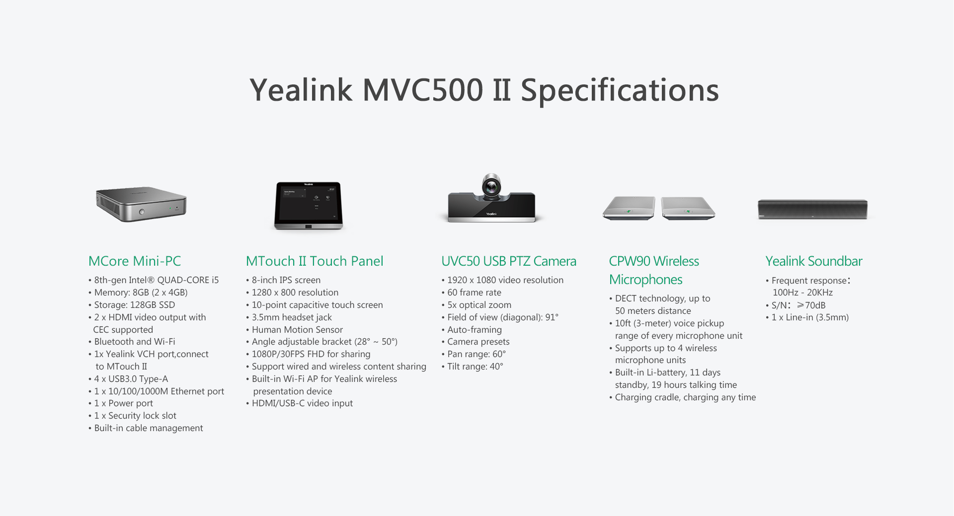 Yealink MVC500 II Microsoft Teams Room System - Sipmax Hong Kong - 香港代理